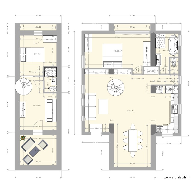 voltaire6. Plan de 0 pièce et 0 m2