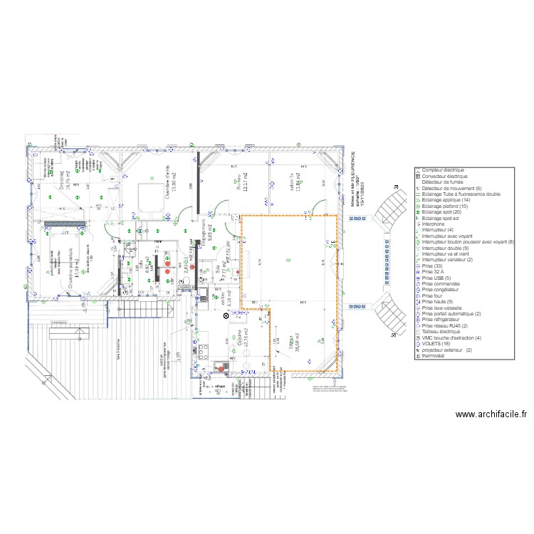 elec fleurence . Plan de 0 pièce et 0 m2