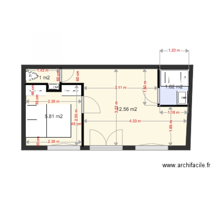MOBIL HOME MONTA. Plan de 0 pièce et 0 m2