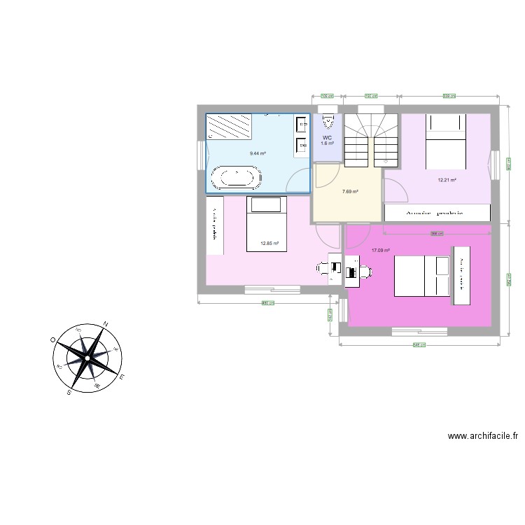 etage 3. Plan de 0 pièce et 0 m2