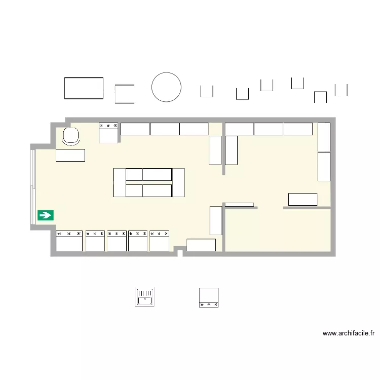 Epicerie. Plan de Epicerie. Plan de