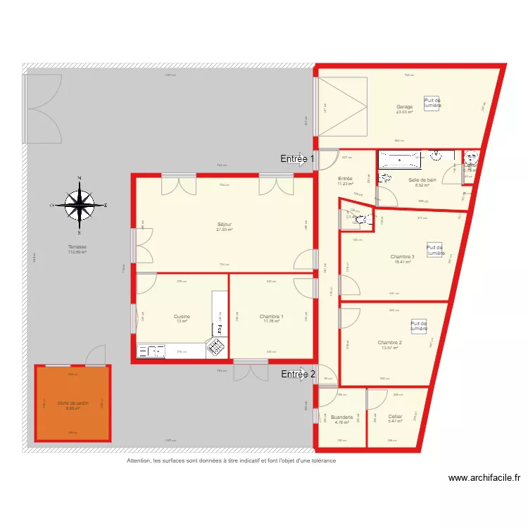 BI 4796 cot&eacute;. Plan de 