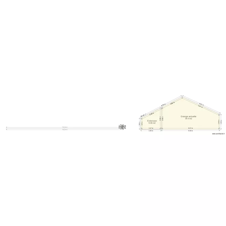 DP4 PLAN DES FACADES ET DES TOITURES. Plan de 