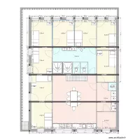 plan entr&eacute;e AEJ logements ouvriers