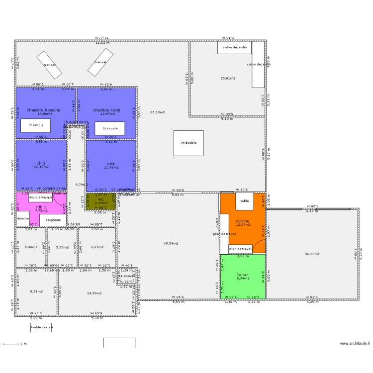 nils. Plan de 0 pièce et 0 m2