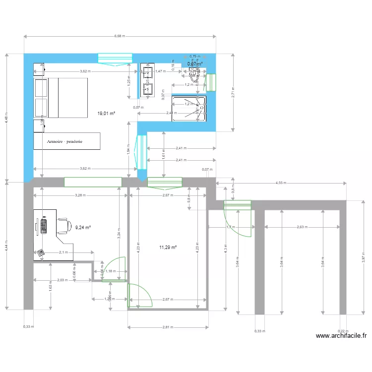 MOREAU 3. Plan de MOREAU 3. Plan de