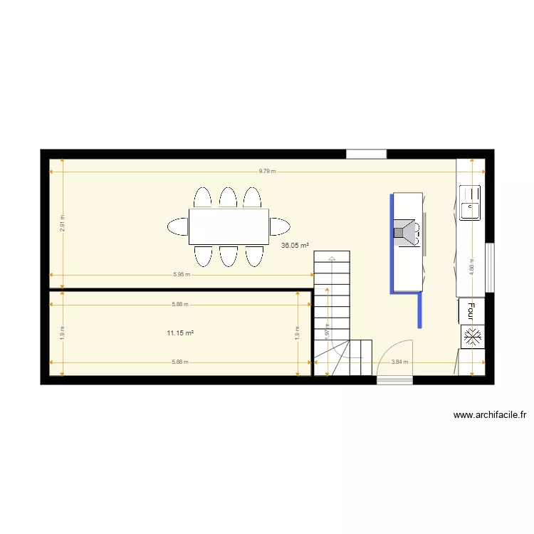 REVARDEAU GRANDPIERRE maison Bans. Plan de 