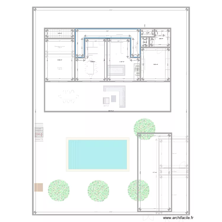 Villa Somone 2. Plan de 