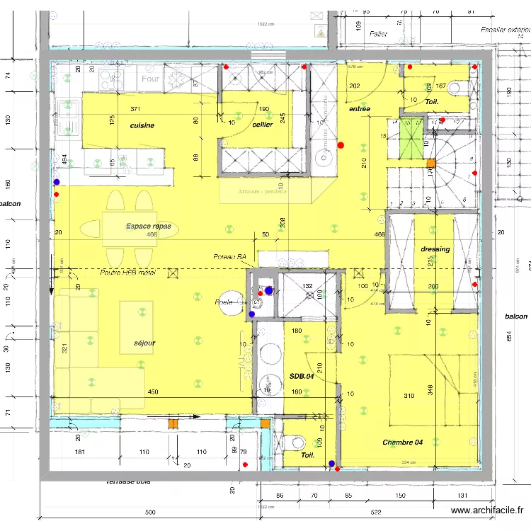 D'apres Plan Archi. Plan de D'apres Plan Archi. Plan de