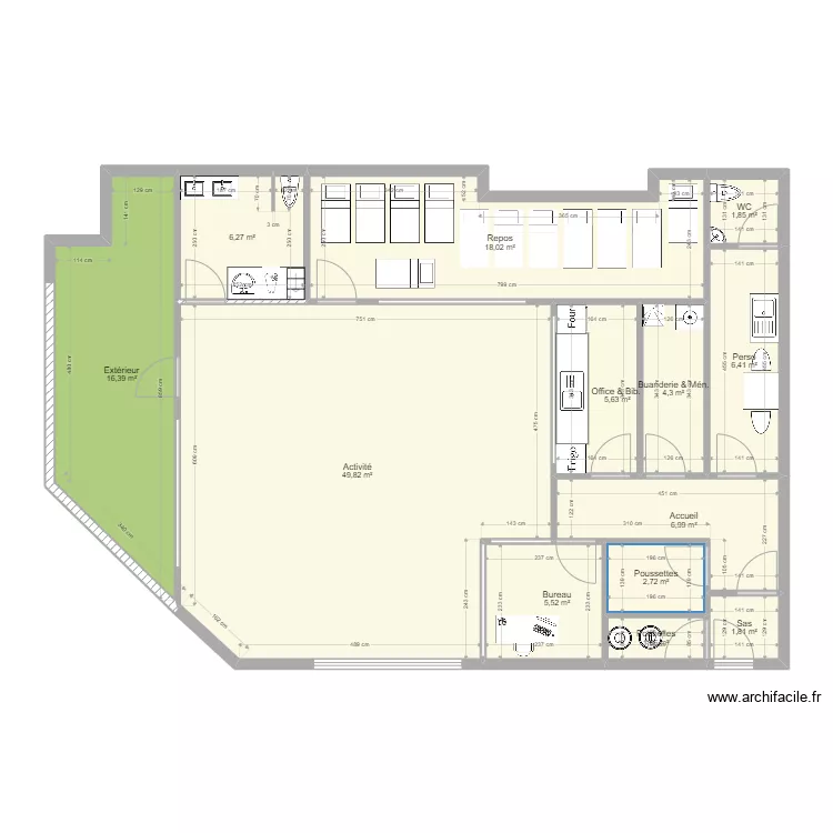 Fontenay PROJET V ArL 030522 V2 Meublé PMI. Plan de Fontenay PROJET V ArL 030522 V2 Meublé PMI. Plan de