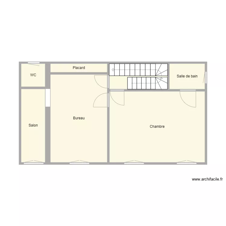 maison colombes 1er. Plan de 