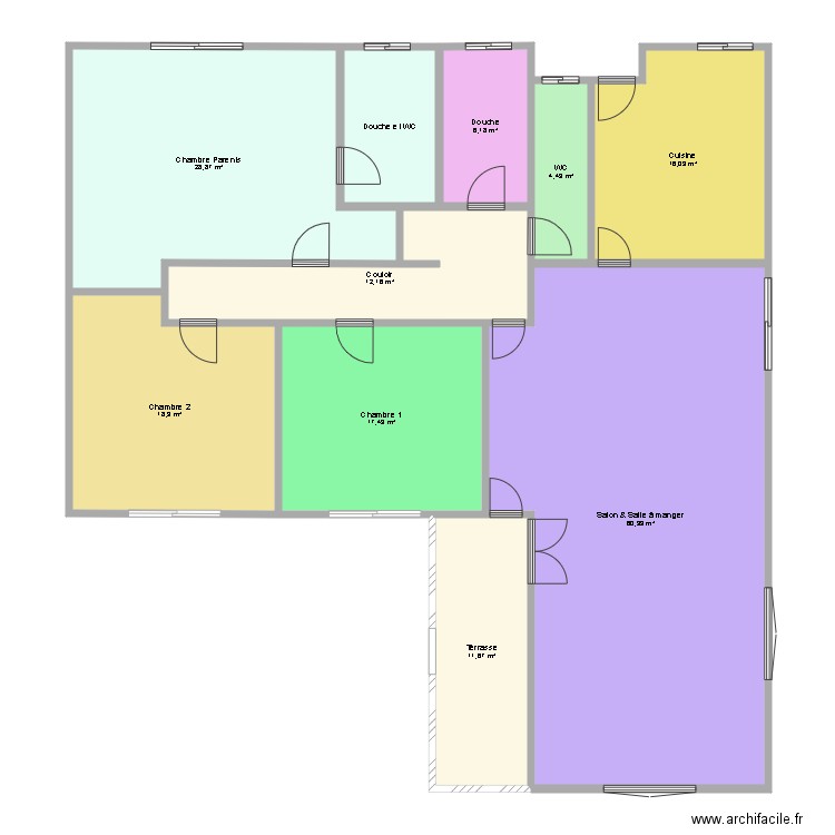 231 SNI5 Angondje. Plan de 0 pièce et 0 m2