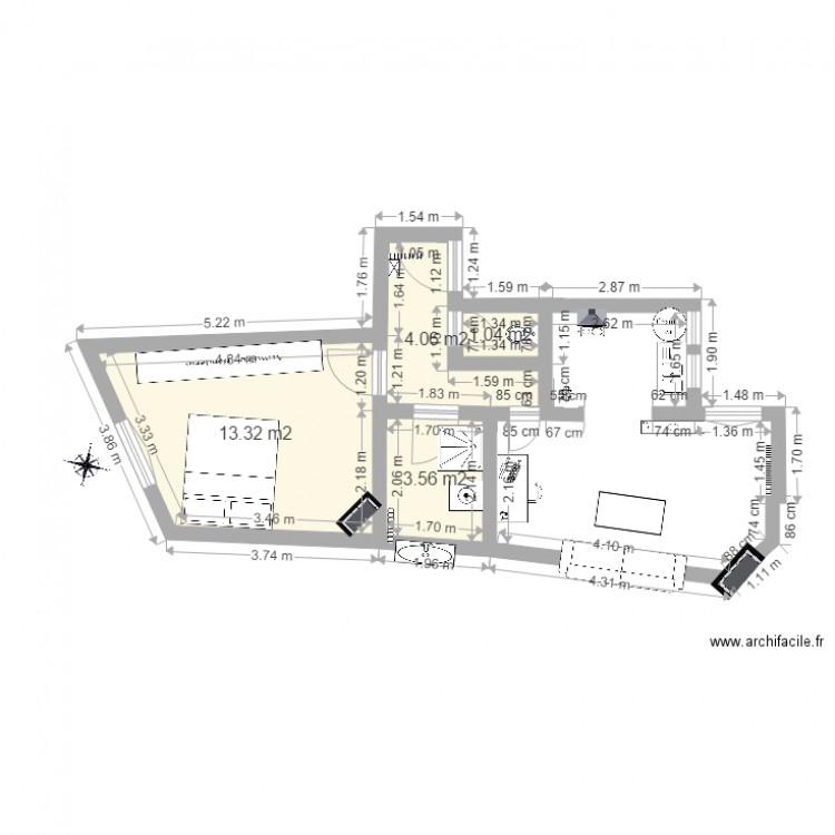 Plan. Plan de 0 pièce et 0 m2