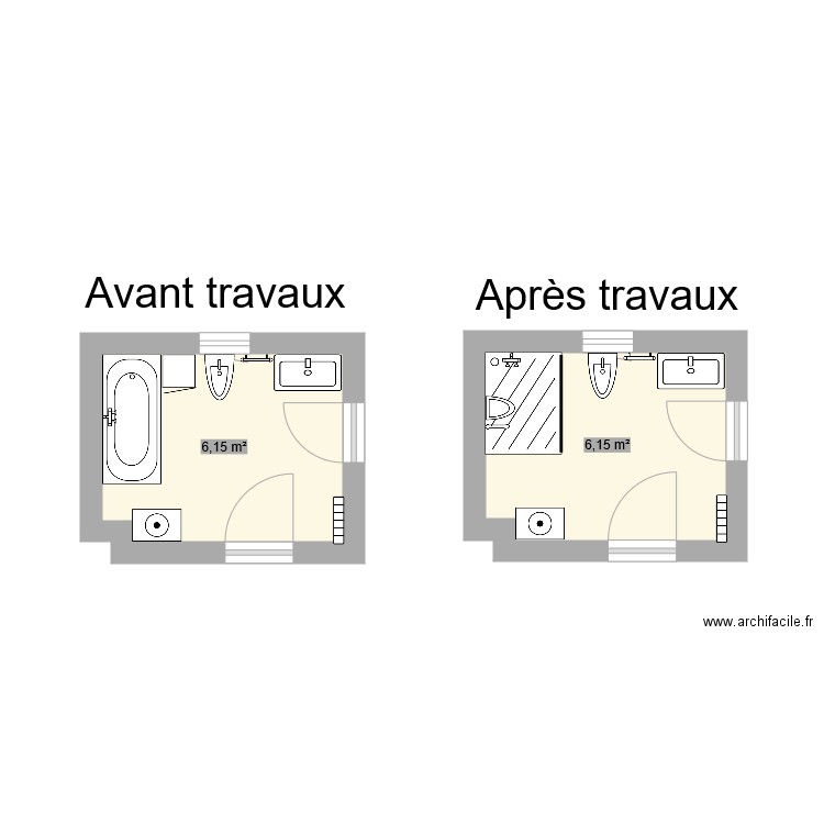 KLIMENKO  Salt en Donzy  SDB. Plan de 0 pièce et 0 m2