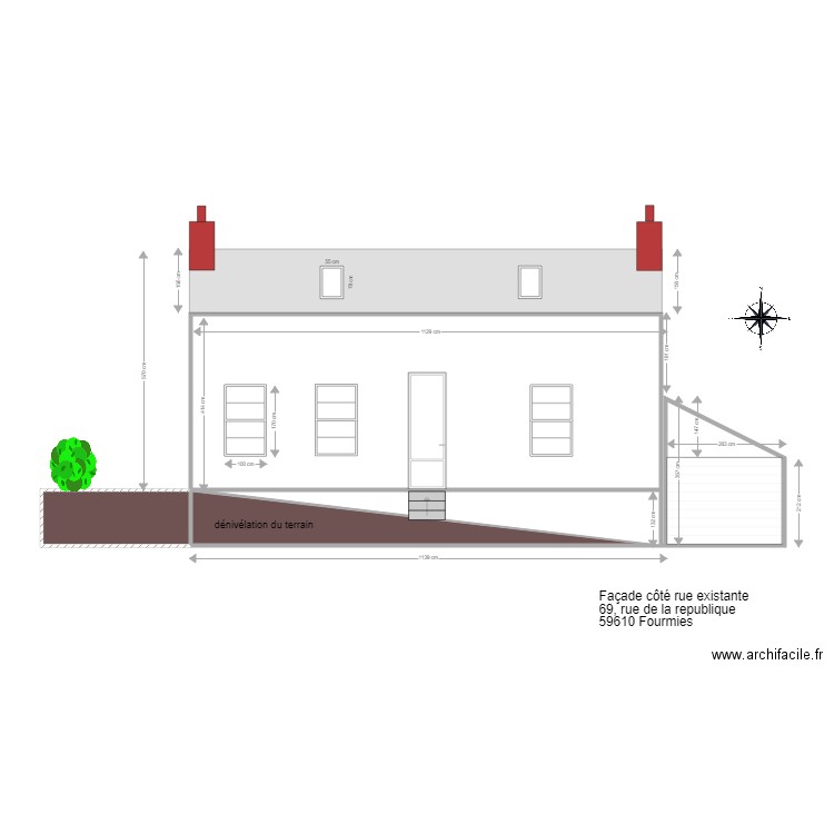 marie therese  facade. Plan de 0 pièce et 0 m2