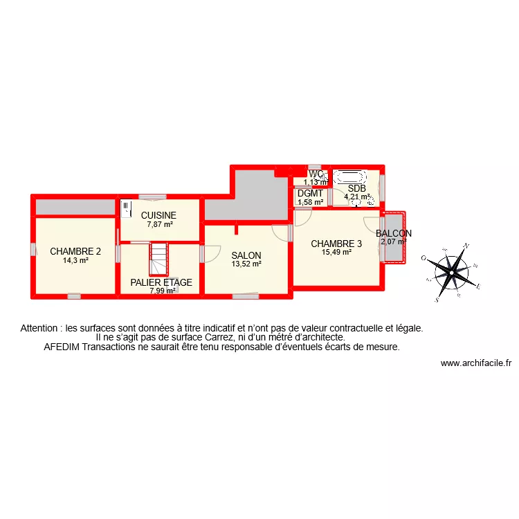 BI 11996 ETAGE . Plan de BI 11996 ETAGE . Plan de