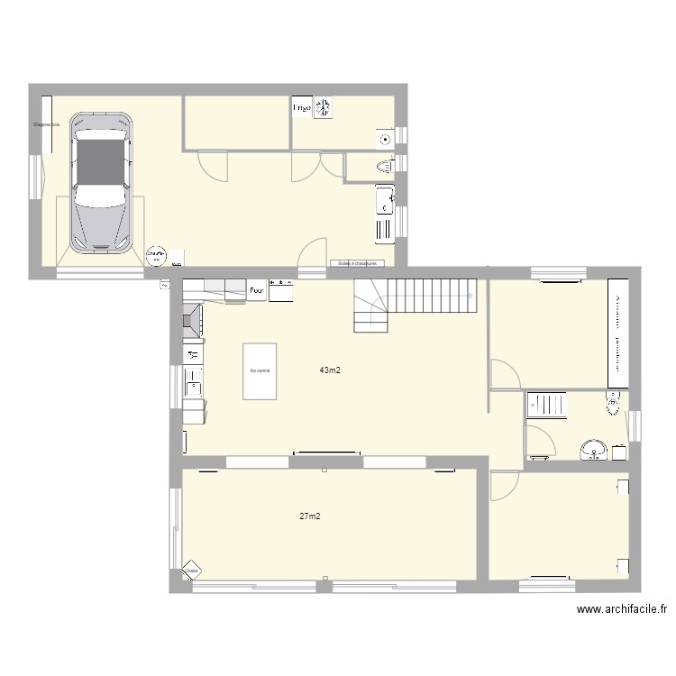 Montrichard3. Plan de 0 pièce et 0 m2