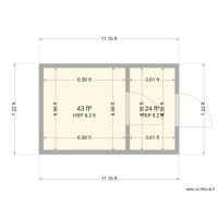 Indonesia  3x4 meter with ante