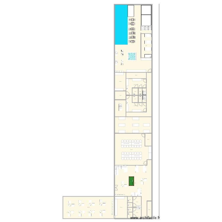 SPA et seminaire V10. Plan de 0 pièce et 0 m2