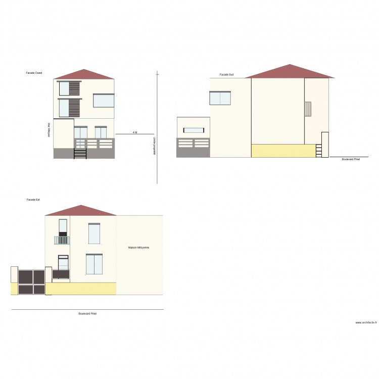 Facade FINAL 4. Plan de 0 pièce et 0 m2