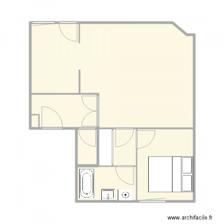 appartement. Plan de 0 pièce et 0 m2