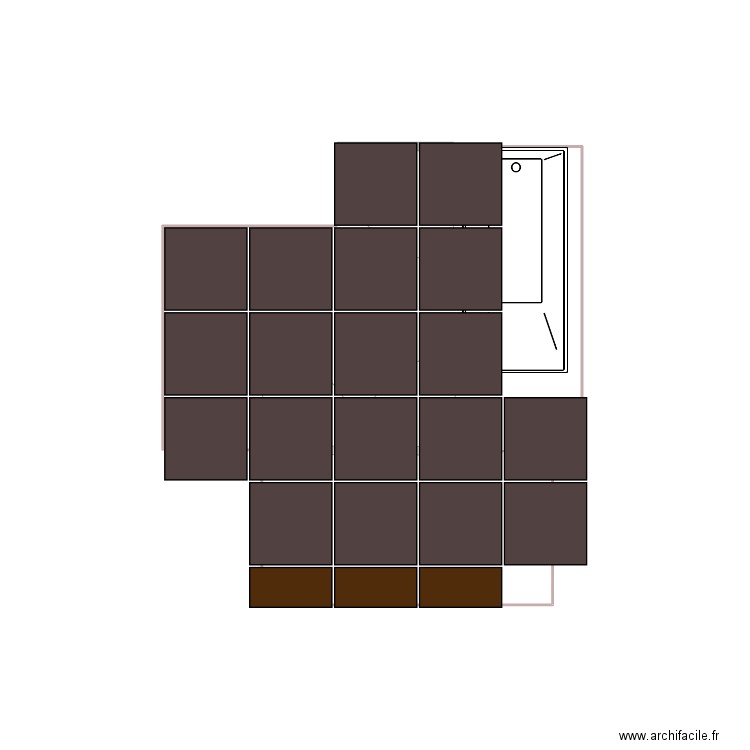 sdb enfant sol 60 60. Plan de 0 pièce et 0 m2