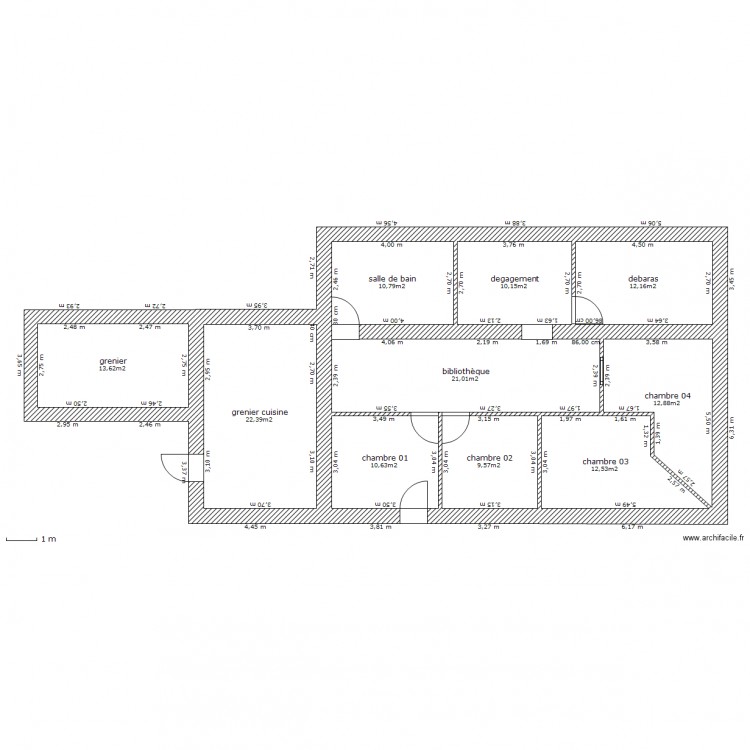 etage 03. Plan de 0 pièce et 0 m2