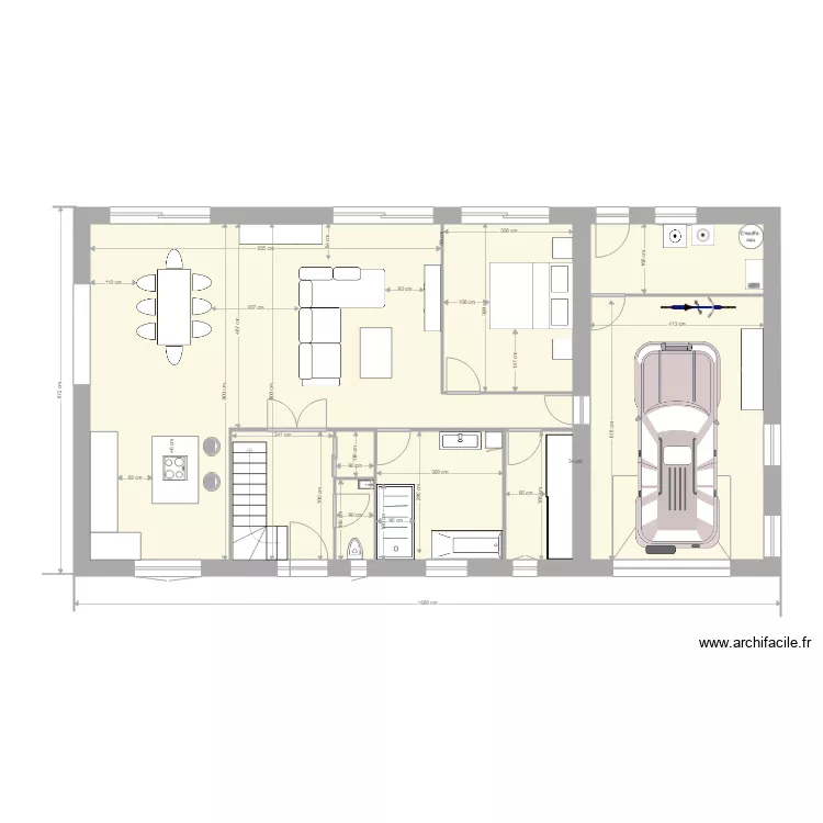 MAISON rez de chaussée. Plan de MAISON rez de chaussée. Plan de