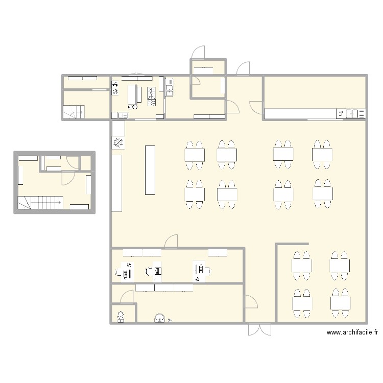 Plan cuisine. Plan de 0 pièce et 0 m2
