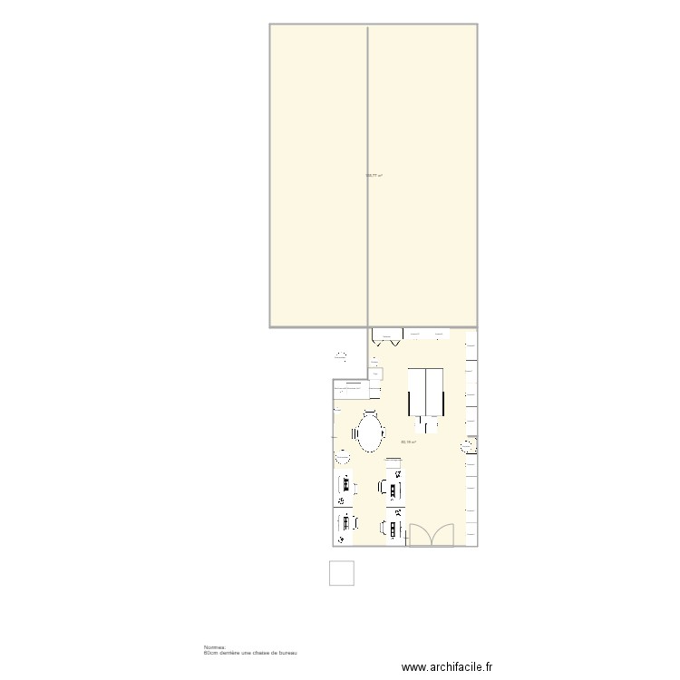 2.0 Atelier Maintenance + Soudure . Plan de 2 pièces et 156 m2