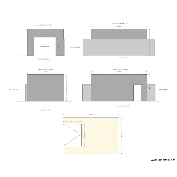 projet garage 2. Plan de 0 pièce et 0 m2