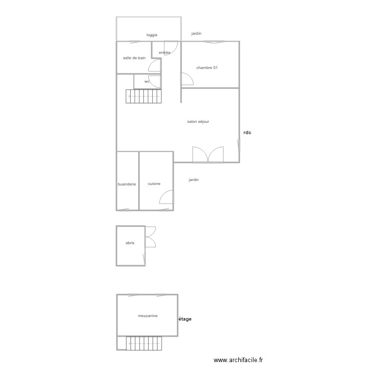 bonnel. Plan de 0 pièce et 0 m2