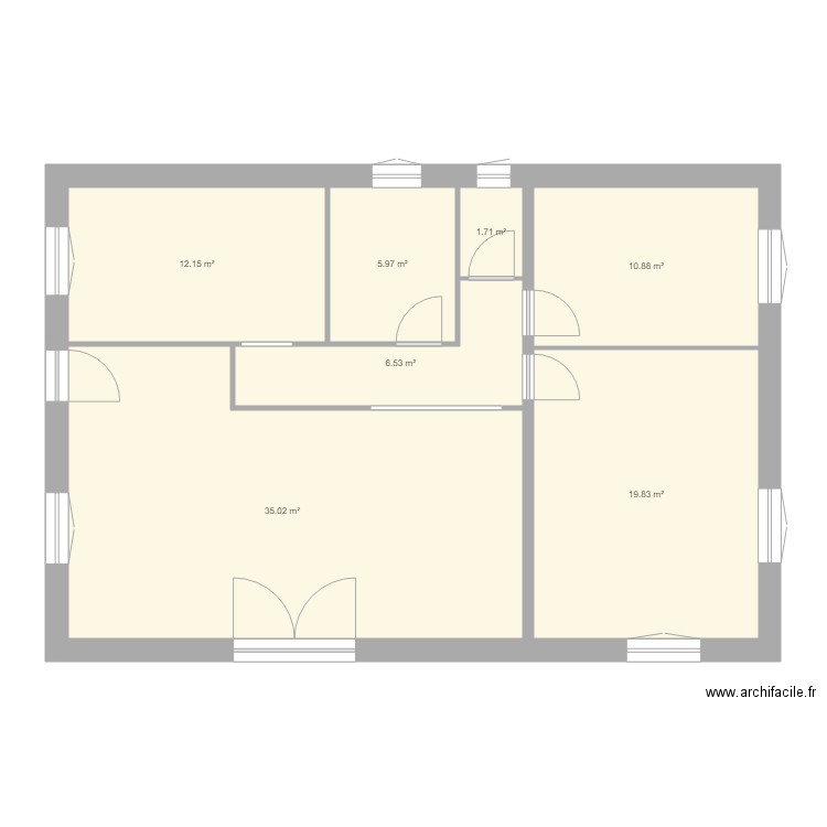 FOURS A CHAUX T4. Plan de 0 pièce et 0 m2