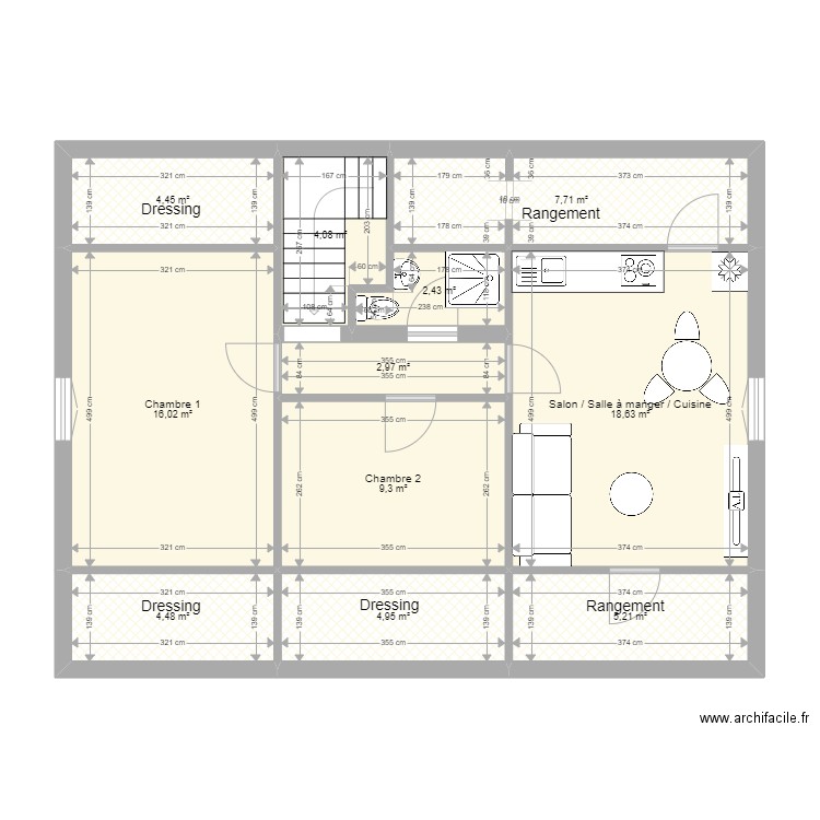 R+1 - Maison Meaux - CRT. Plan de 0 pièce et 0 m2
