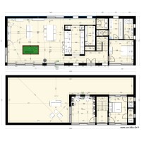 Maison longue 142m2 en RdC