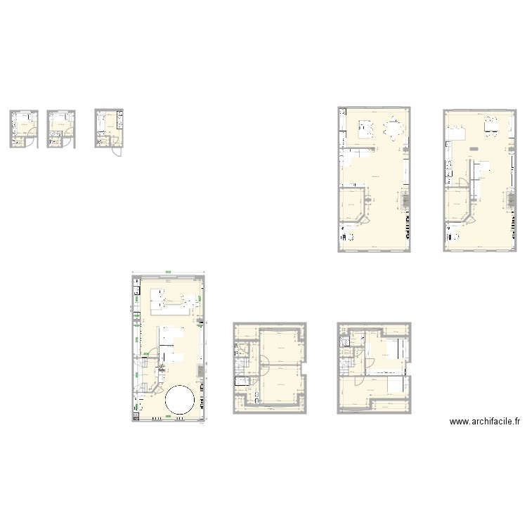 1er etage. Plan de 0 pièce et 0 m2