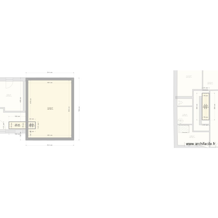 permis 2 stella 4 ETAGE. Plan de 17 pièces et 227 m2