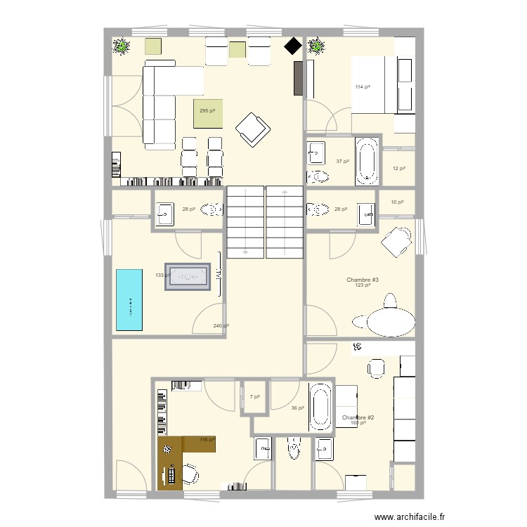 RPA. Plan de 0 pièce et 0 m2