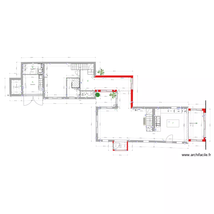 Lombart rdc. Plan de 