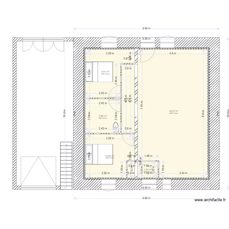 maison revel location 7. Plan de 