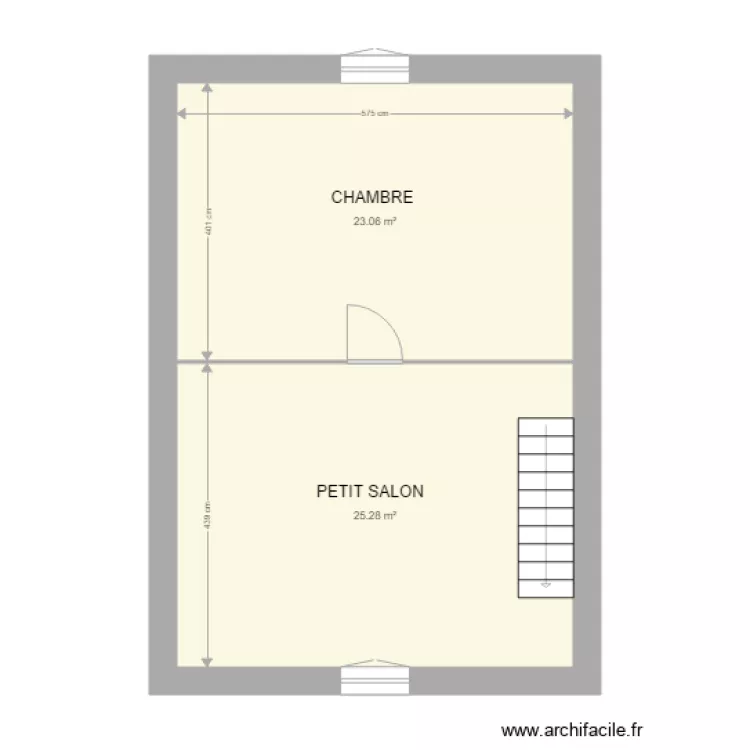 PLAN ABANOZ ETAGE. Plan de 