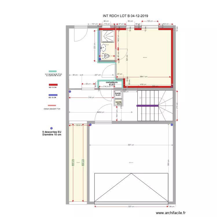 INT RDCH LOT B  04 12 2019. Plan de 