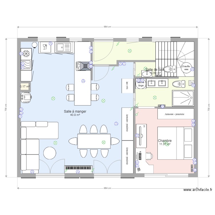 RDC 777005. Plan de 0 pièce et 0 m2