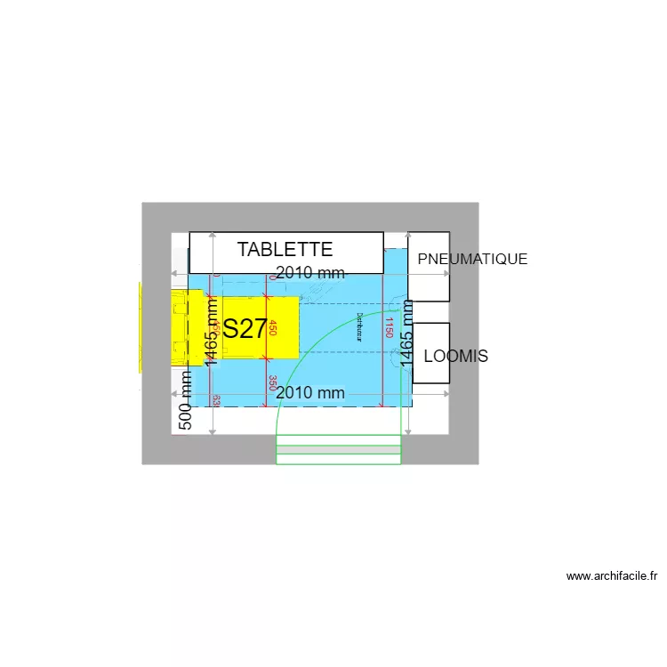 PLAN DE MASSE PROJET AVIA MARGUERITE S27. Plan de 