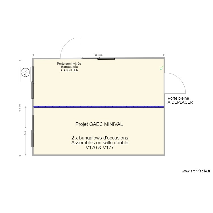GAEC MINIVAL PROJET OCCASION. Plan de 0 pièce et 0 m2