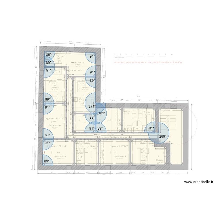 le couvent 09/22. Plan de 12 pièces et 323 m2