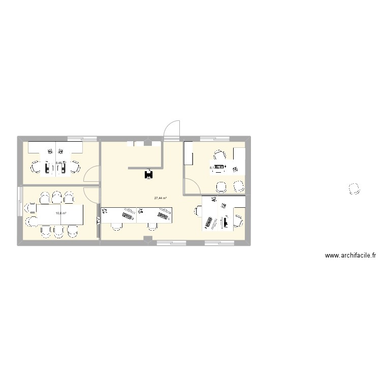 Bureau FLA 1. Plan de 0 pièce et 0 m2