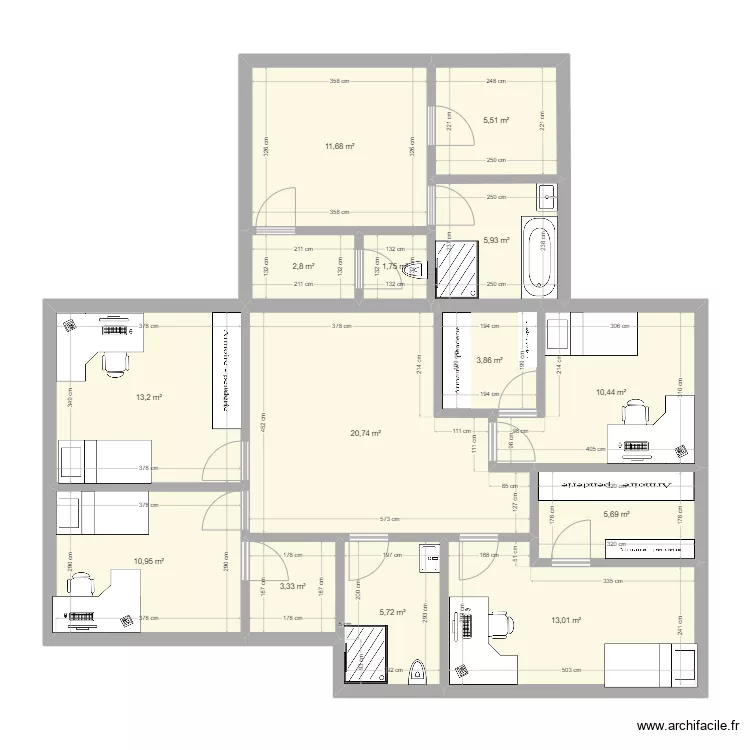 maison1. Plan de 