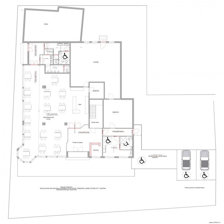 relais diane AB. Plan de 0 pièce et 0 m2