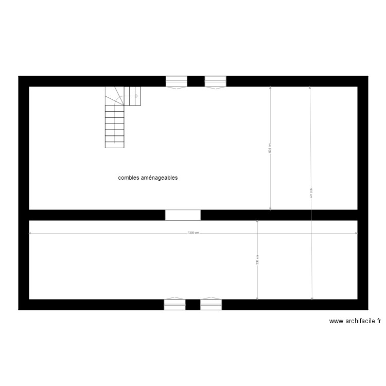Teyssier Ste sigolène grenier. Plan de 0 pièce et 0 m2